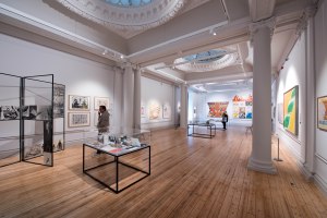 New gallery interior showing the Pioneers of Pop exhibition, photo by Colin Davidson