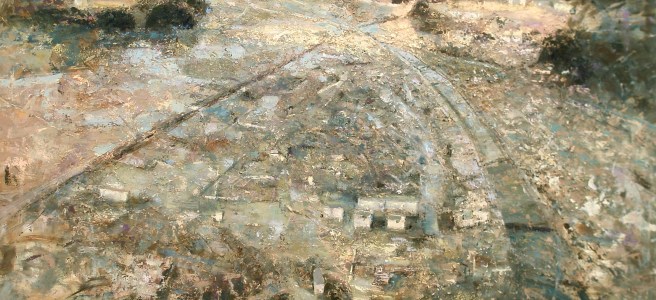 A painting by Enrique Azcobar