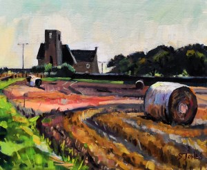 Hay bales in a field, Blyth - Stuart Jones