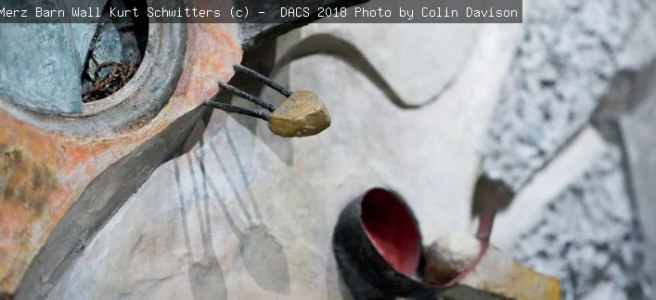 Kurt Schwitters' Merz Barn Wall (detail) - photo by COlin Davison