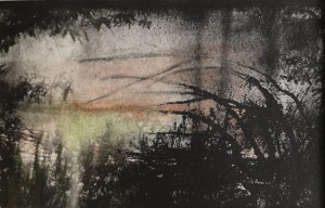 Trees on the Loch by Brenda Procter