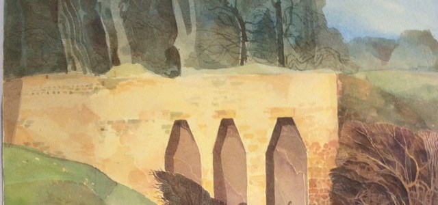 Bob Young's painting “Limekiln near Stagshaw”