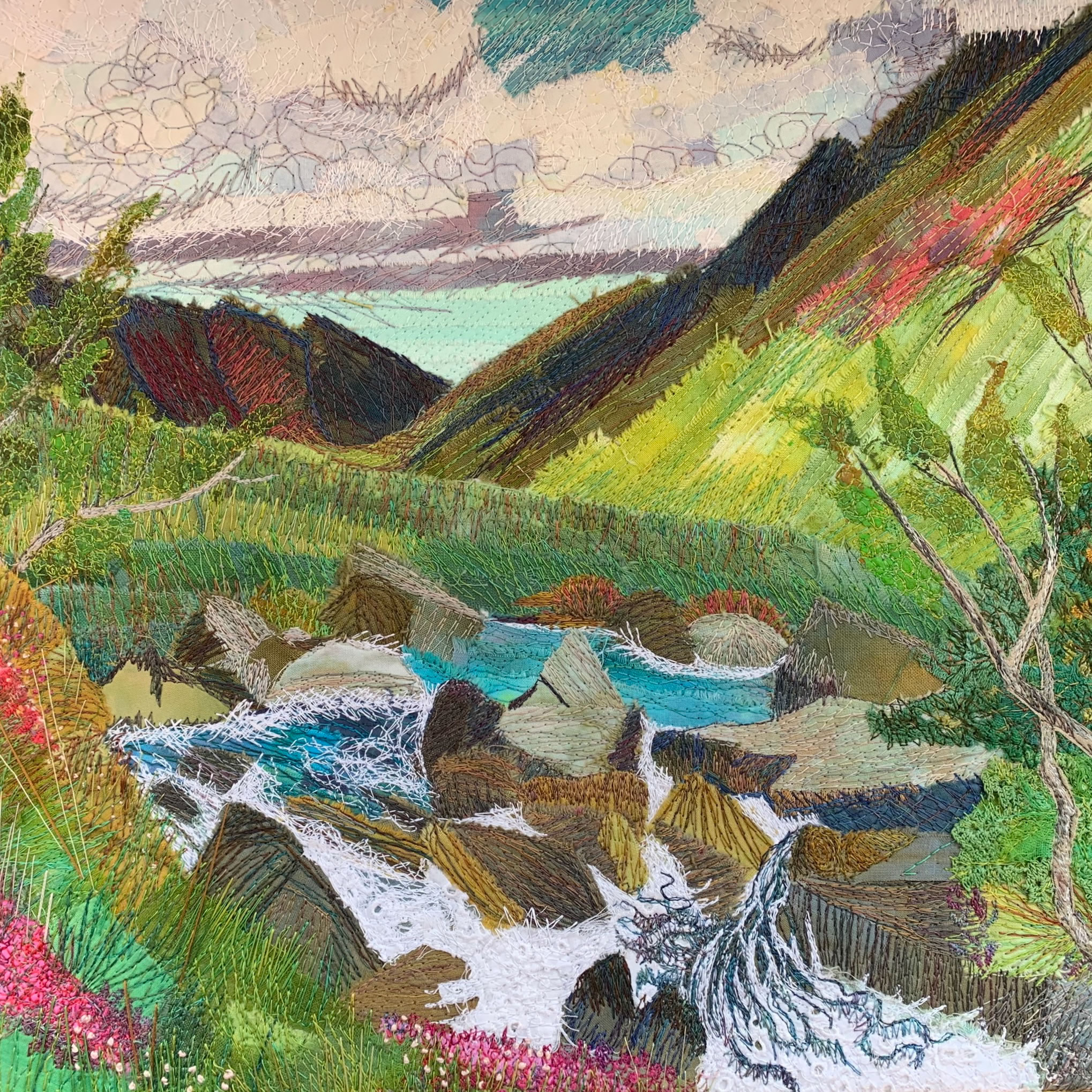 A practical workshop: This Land of Ours – by textile artist Donna ...