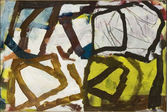 “Landform” 2005, acrylic on board, 61 x 91.5 cm. Roy Jackson (private collection)