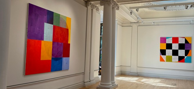 Two pieces by Mali Morris' in the Hatton Gallery