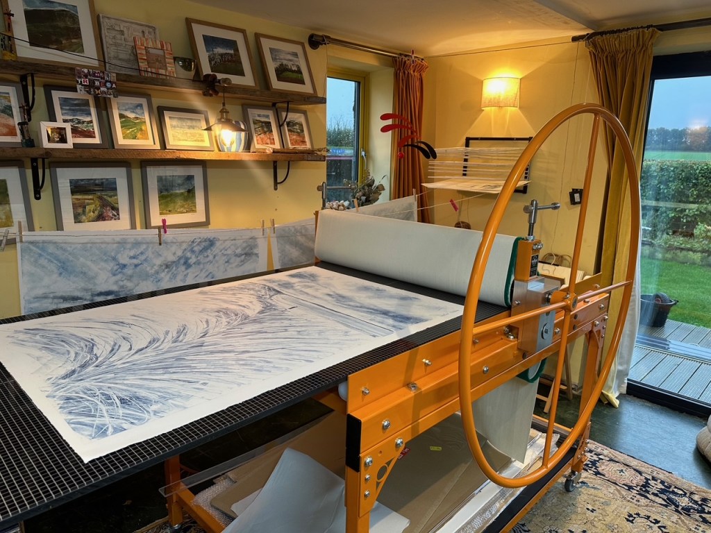 Hannah Forsyth's print press