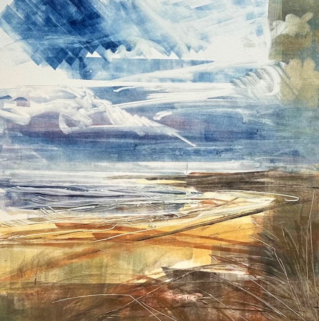 Monoprint by Hannah Forsyth