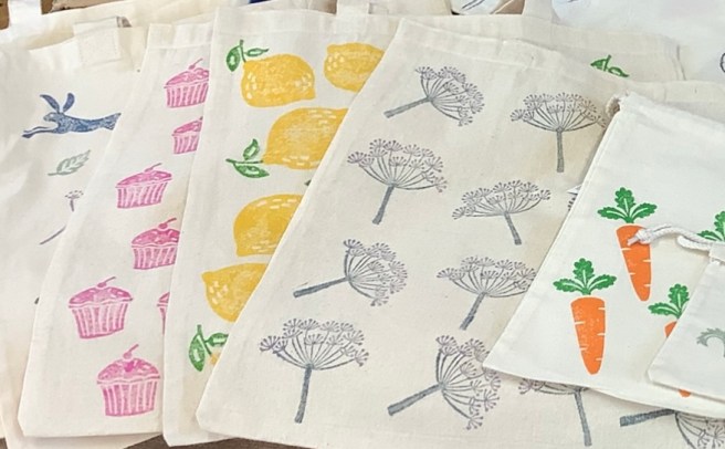 Printed fabrics by Jean Tinsley