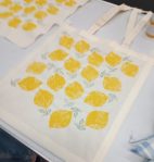 Jean Tinsley's Block Printing on Fabric workshop