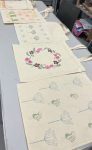 Jean Tinsley's Block Printing on Fabric workshop