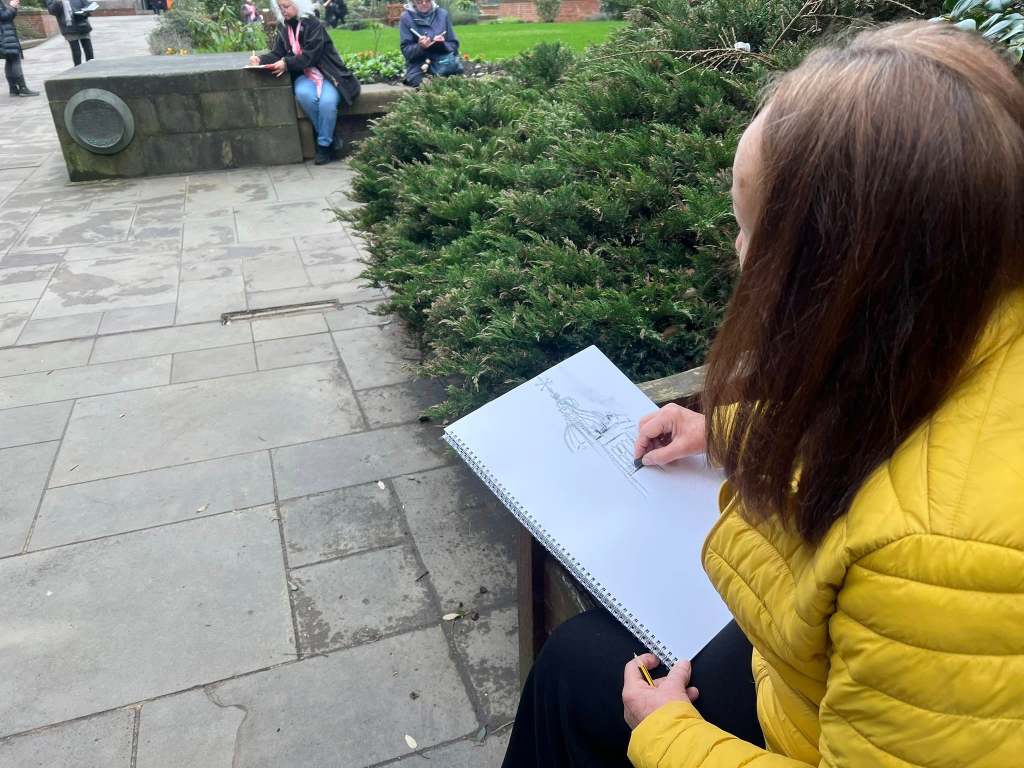 Photo from our Sketching Newcastle with a bunch of famous artists workshop
