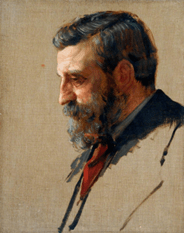 Alphonse Legros William Cosens Way oil painting h 50 x w 39.5 cm
