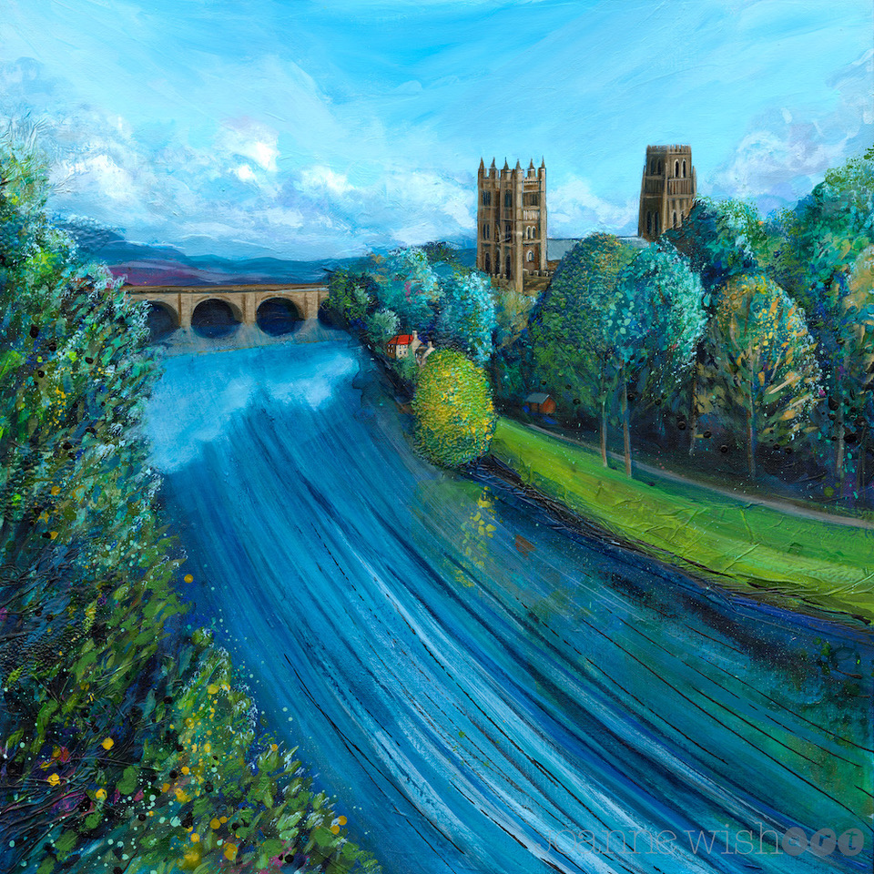 Durham - River - Walk - by joanne wishart
