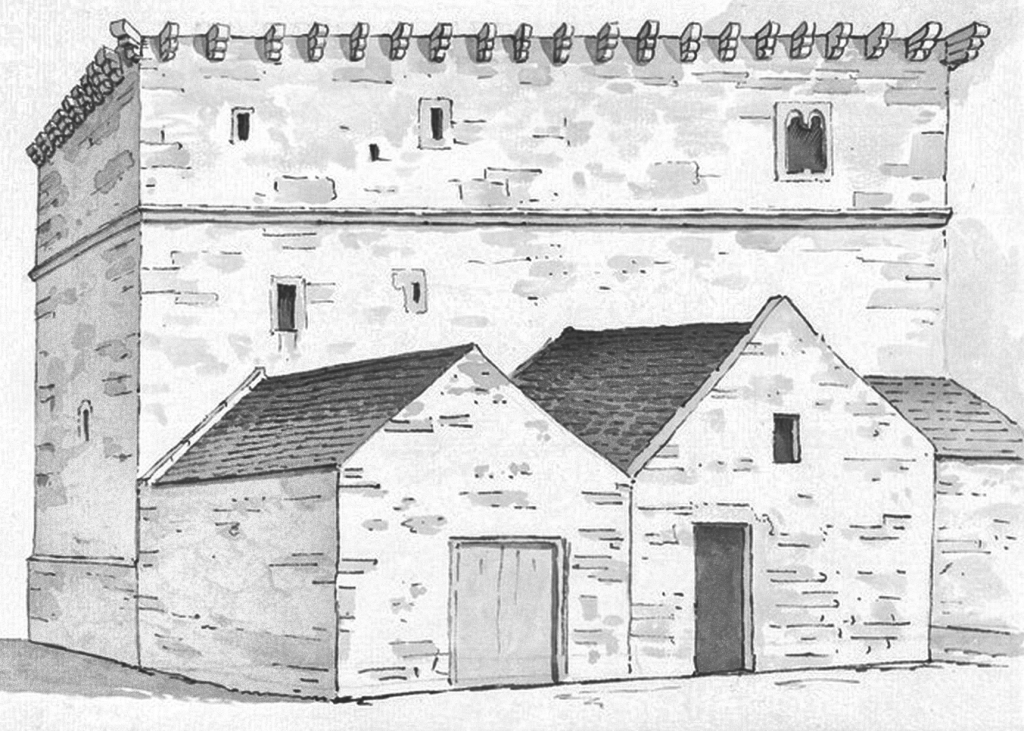 Hexham Old Gaol by Samuel Hieronymus Grimm 1778