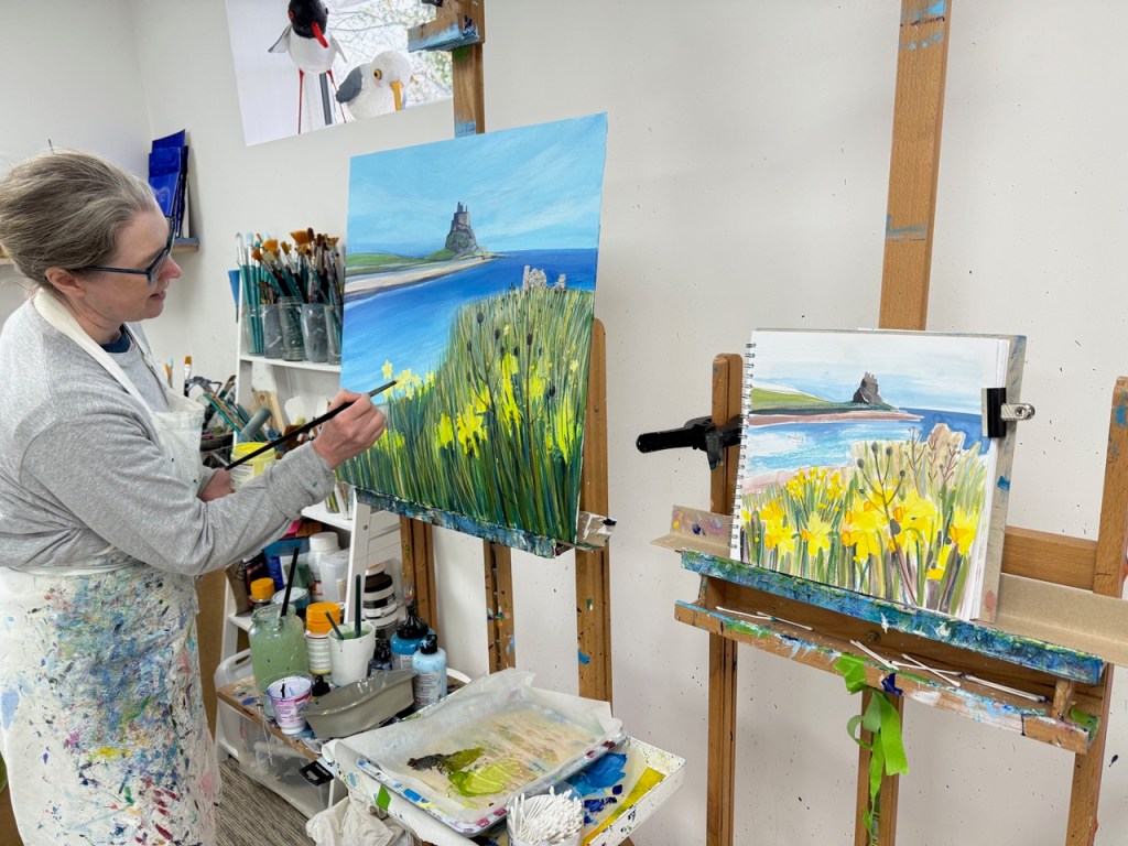 Joanne painting