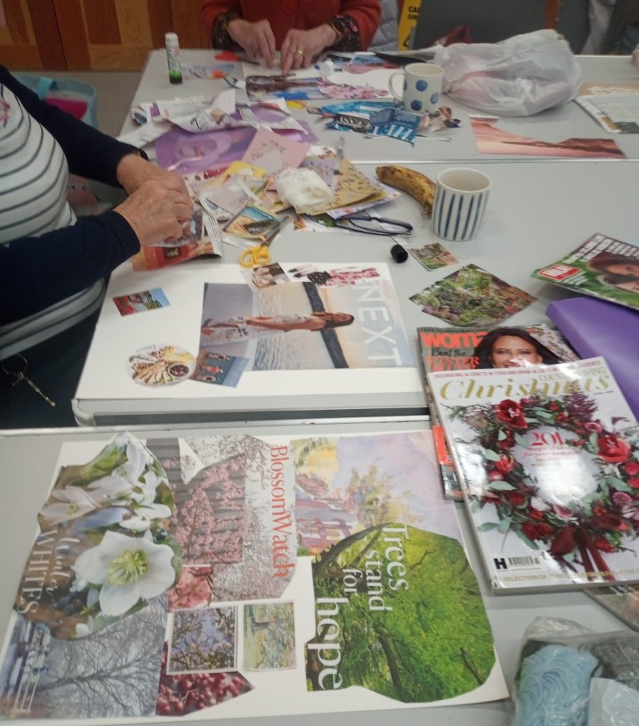 Working in our "in the moment" workshop