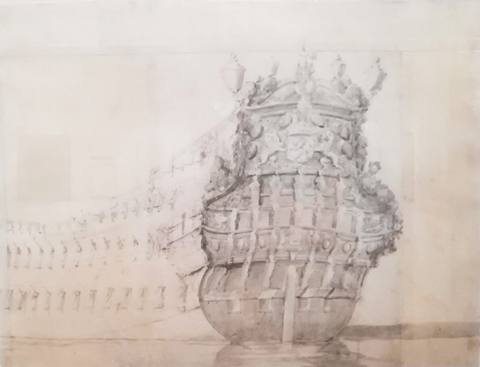 Willem van de Velde the Elder 1611-1693 Unnamed Ship