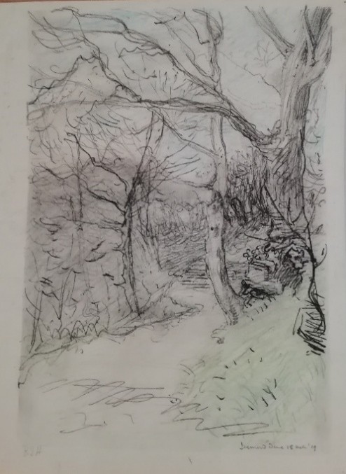 A drawing of Jesmond Dene by Richard Hatton