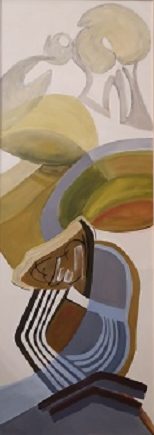 Painting of a large tree by Brenda Procter