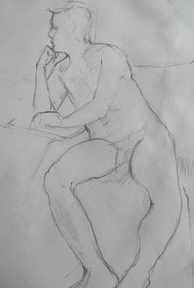 Life Drawing by Brenda Procter