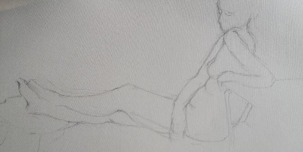 Life Drawing by Brenda Procter