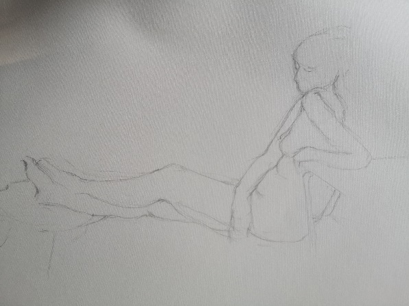 Life Drawing by Brenda Procter