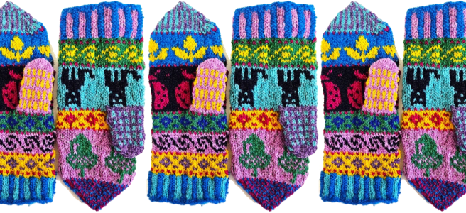 Louise Underwood's mittens